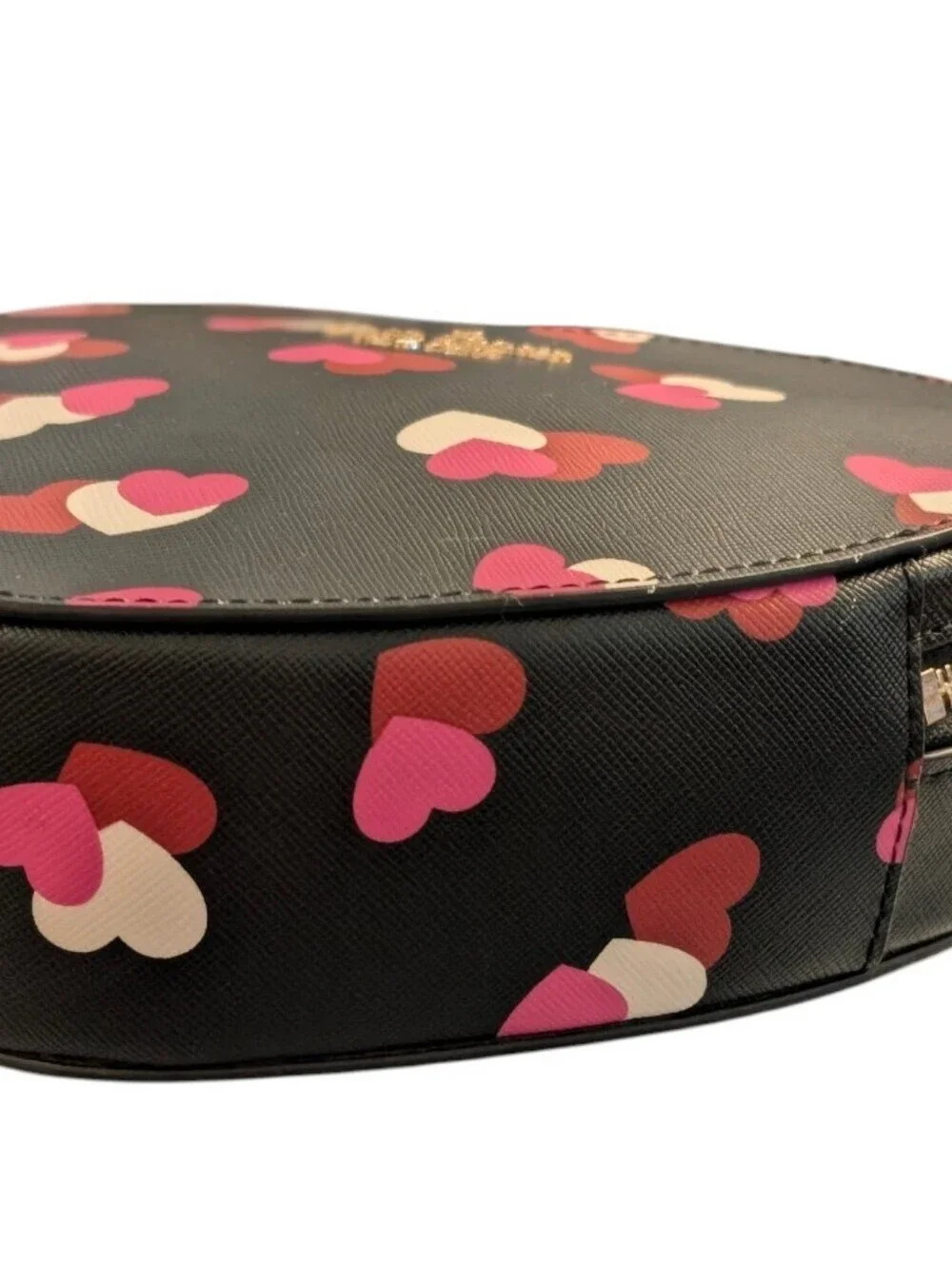 New Kate Spade ♠️ Love Shack Flutter Hearts Printed Heart Shaped Crossbody Bag